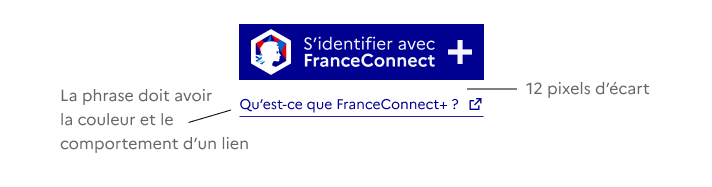 Lien "Qu'est ce que FranceConnect+ sous le bouton FranceConnect+